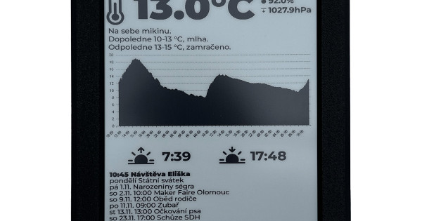 SVERIO PaperBoard černobílý 6" ED060XC3